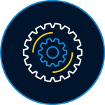 CPG Simple outline of spinning cog