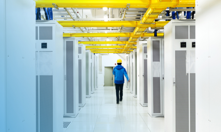 CPG Engineer walking in hallway