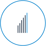 CPG Dark blue and light blue bar chart